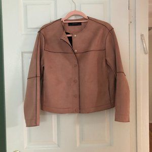 Zara women's pink jacket, size small